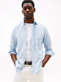 Camisa Tommy Hilfiger Mangas Largas Rayas Para Caballeros by Tommy Hilfiger