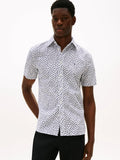 Camisa Tommy Hilfiger Mangas Cortas Estampada Para Caballeros by Tommy Hilfiger