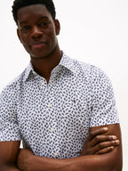 Camisa Tommy Hilfiger Mangas Cortas Estampada Para Caballeros by Tommy Hilfiger