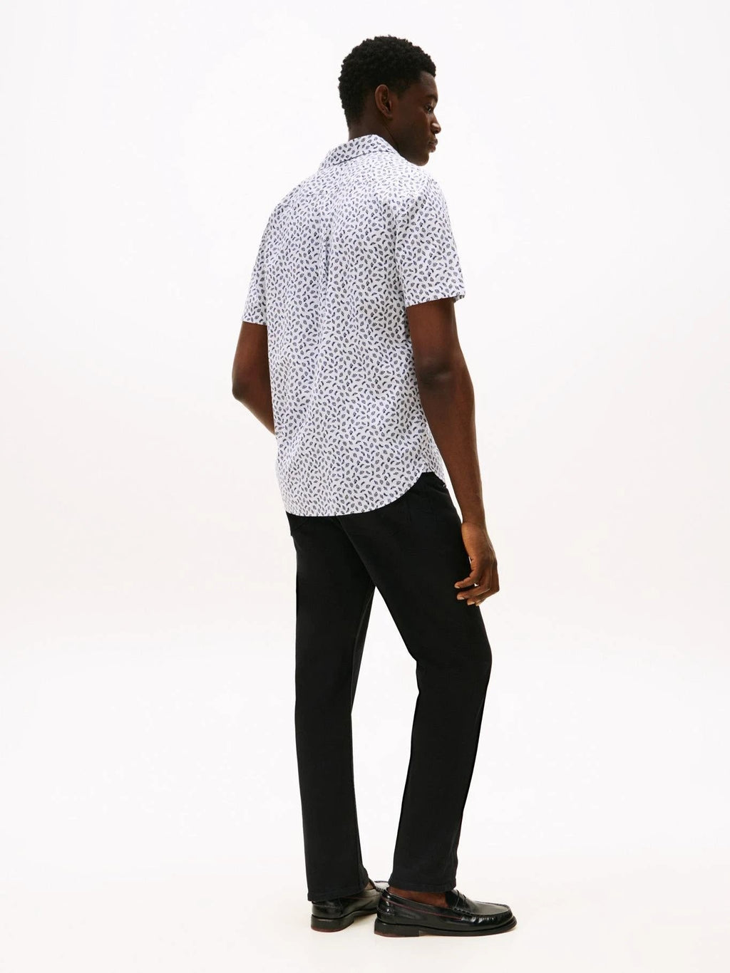Camisa Tommy Hilfiger Mangas Cortas Estampada Para Caballeros by Tommy Hilfiger