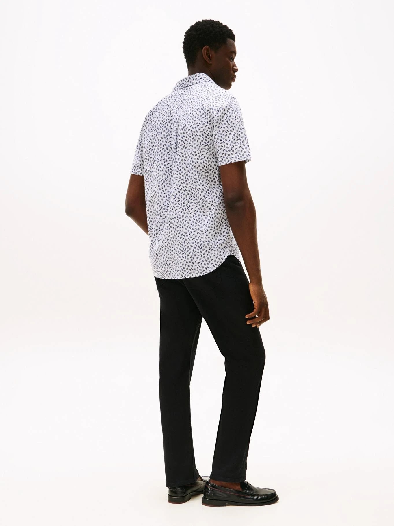 Camisa Tommy Hilfiger Mangas Cortas Estampada Para Caballeros by Tommy Hilfiger