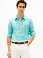 Camisa Tommy Hilfiger Mangas Largas Lisa para Caballeros