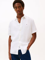 Camisa Tommy Hilfiger Mangas Cortas Lisa para Caballeros