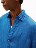 Camisa Tommy Hilfiger Mangas Cortas Lisa para Caballeros