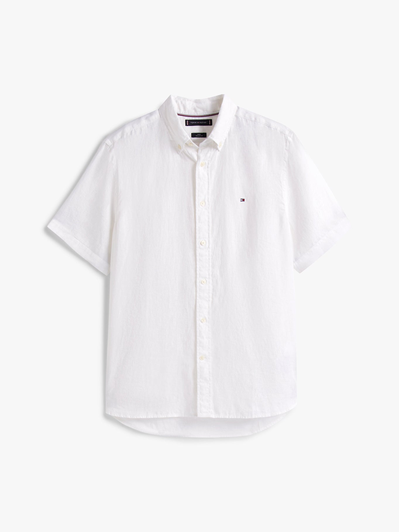 Camisa Tommy Hilfiger Mangas Cortas Lisa para Caballeros