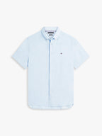 Camisa Tommy Hilfiger Mangas Cortas Lisa para Caballeros