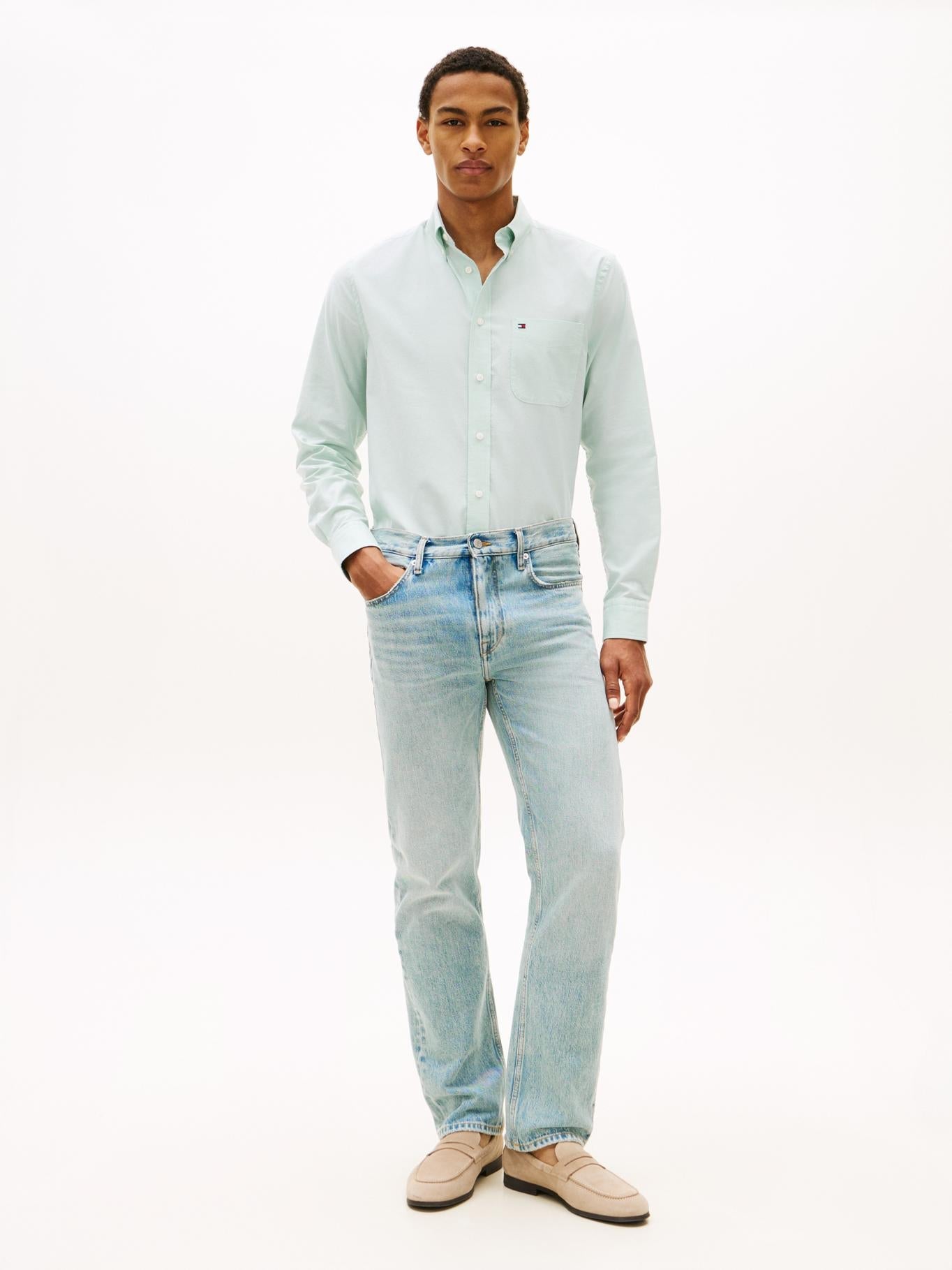 Camisa Tommy Hilfiger Mangas Largas Lisa para Caballeros