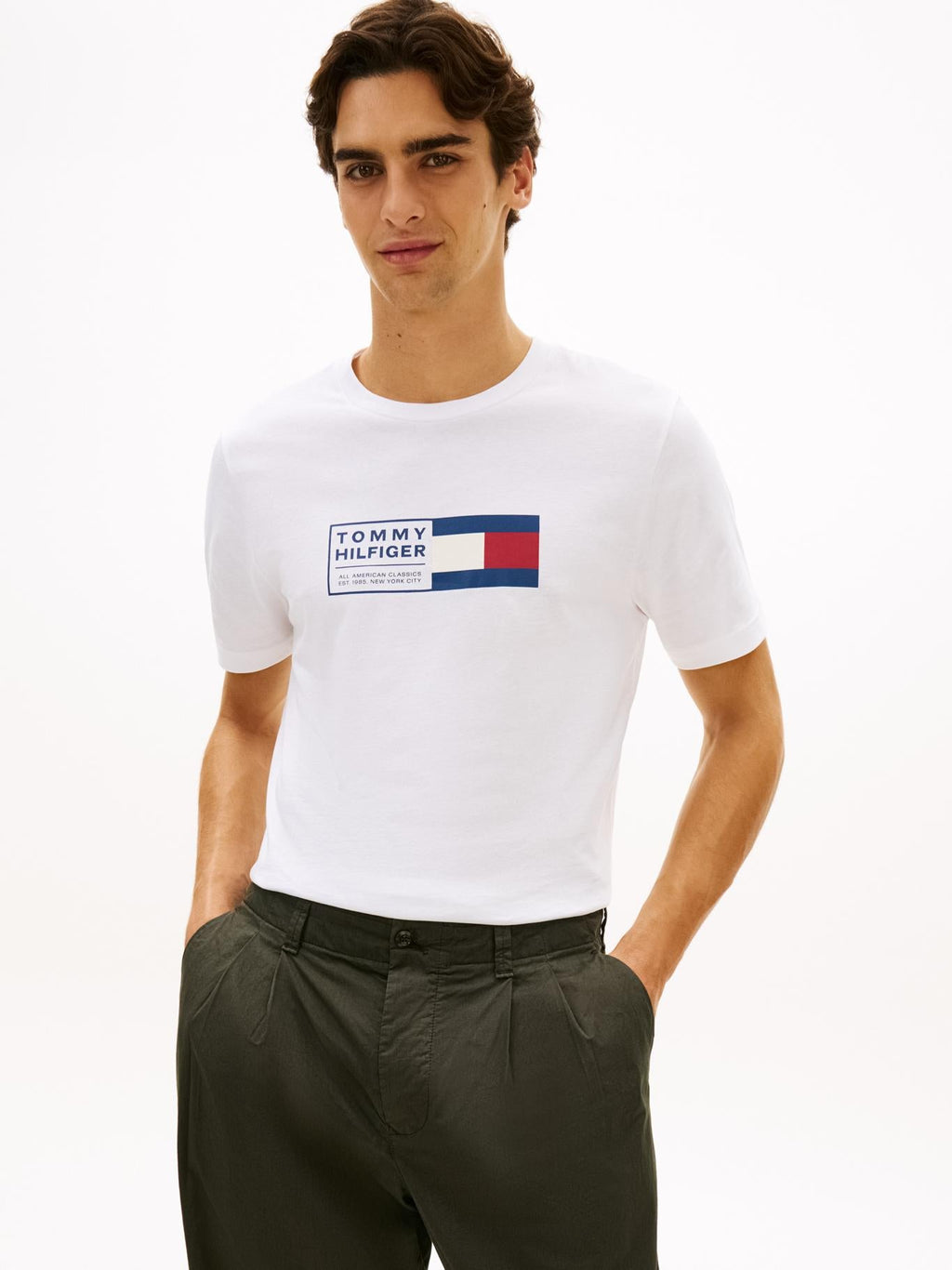 Camisa Tommy Hilfiger Mangas Cortas Estampado para Caballeros