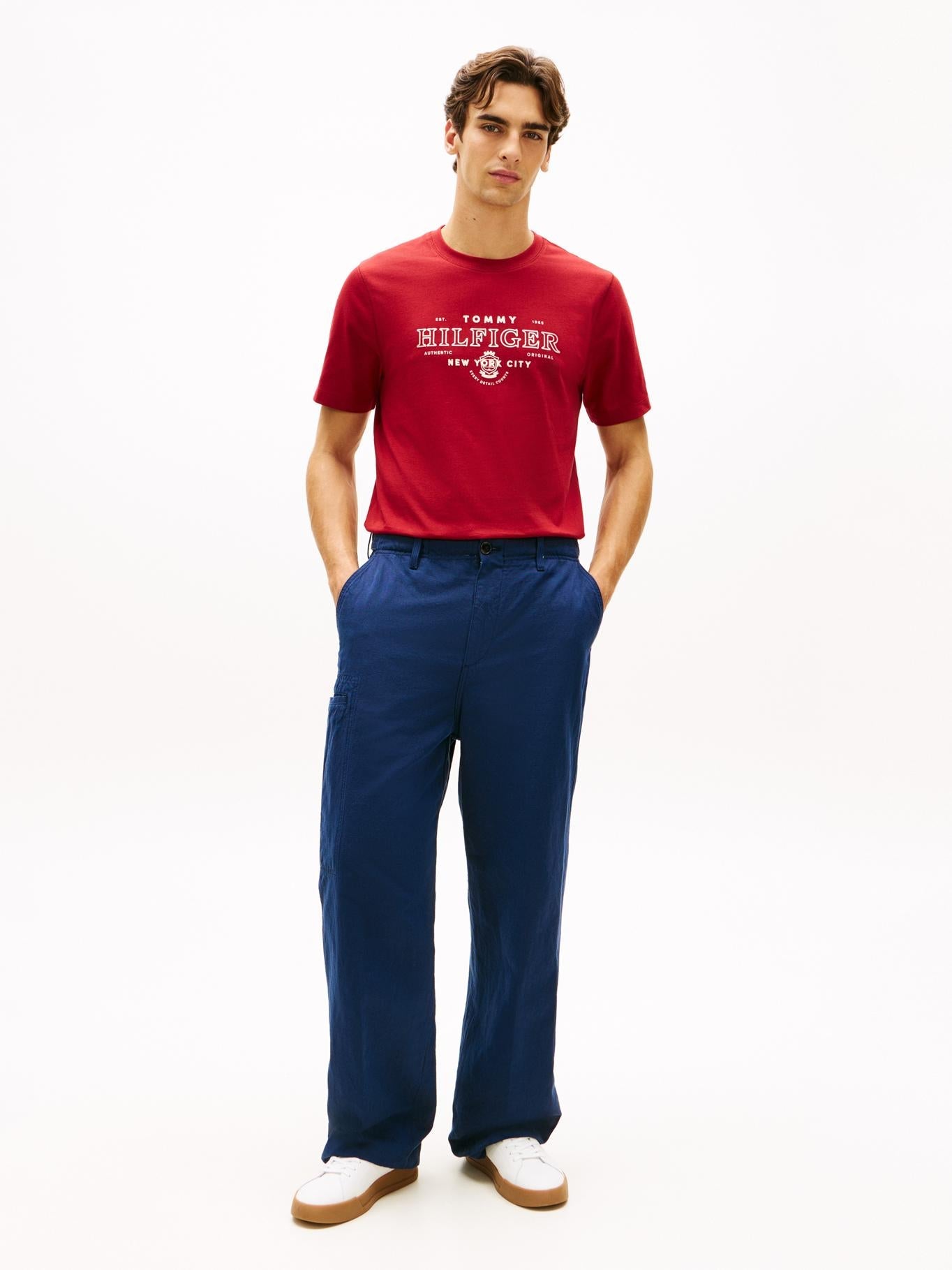 Camiseta Tommy Hilfiger Mangas Cortas Estampado para Caballeros