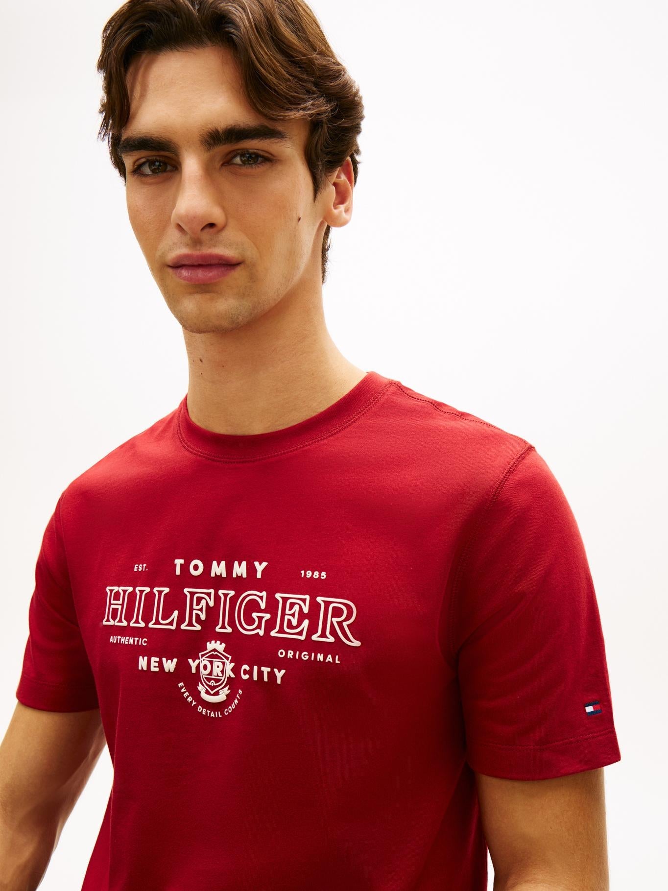 Camiseta Tommy Hilfiger Mangas Cortas Estampado para Caballeros