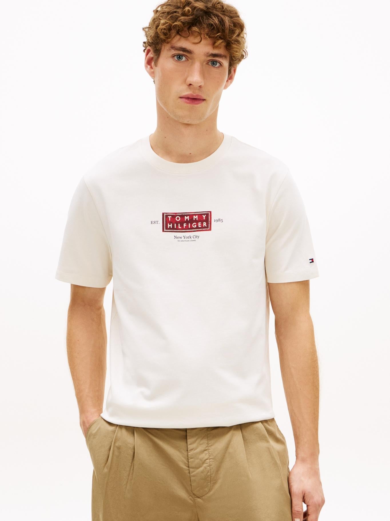 Camiseta Tommy Hilfiger Mangas Cortas Estampado para Caballeros