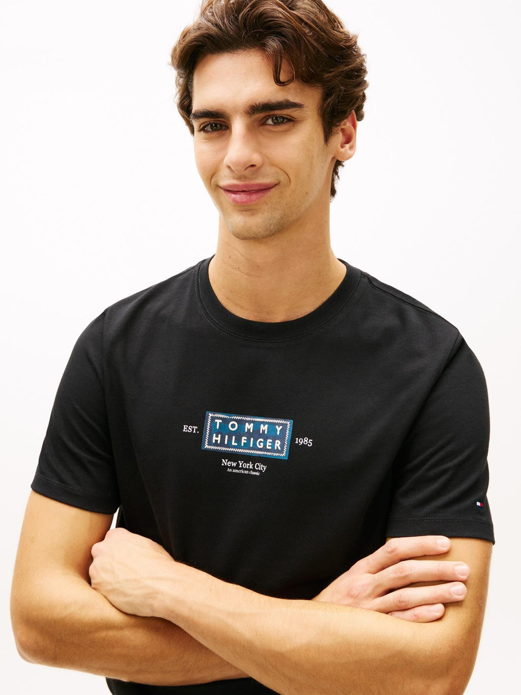 Camiseta Tommy Hilfiger Mangas Cortas Estampado para Caballeros