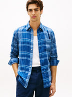 Camisa Tommy Hilfiger Mangas Largas Cuadros para Caballeros