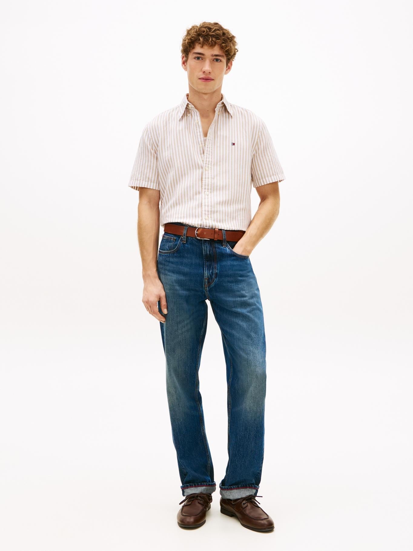 Camisa Tommy Hilfiger Mangas Cortas Rayas para Caballeros