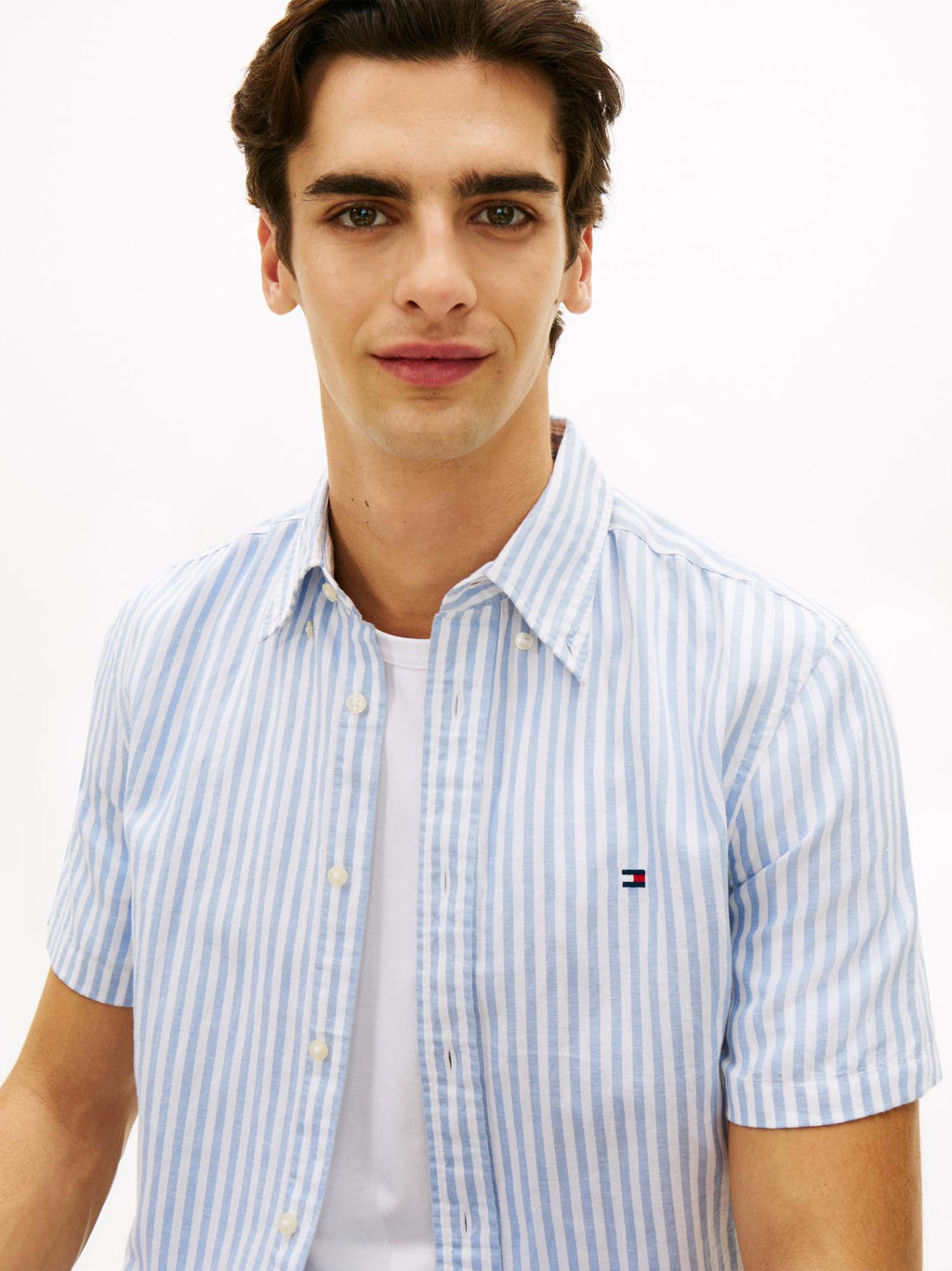 Camisa Tommy Hilfiger Mangas Cortas Rayas para Caballeros
