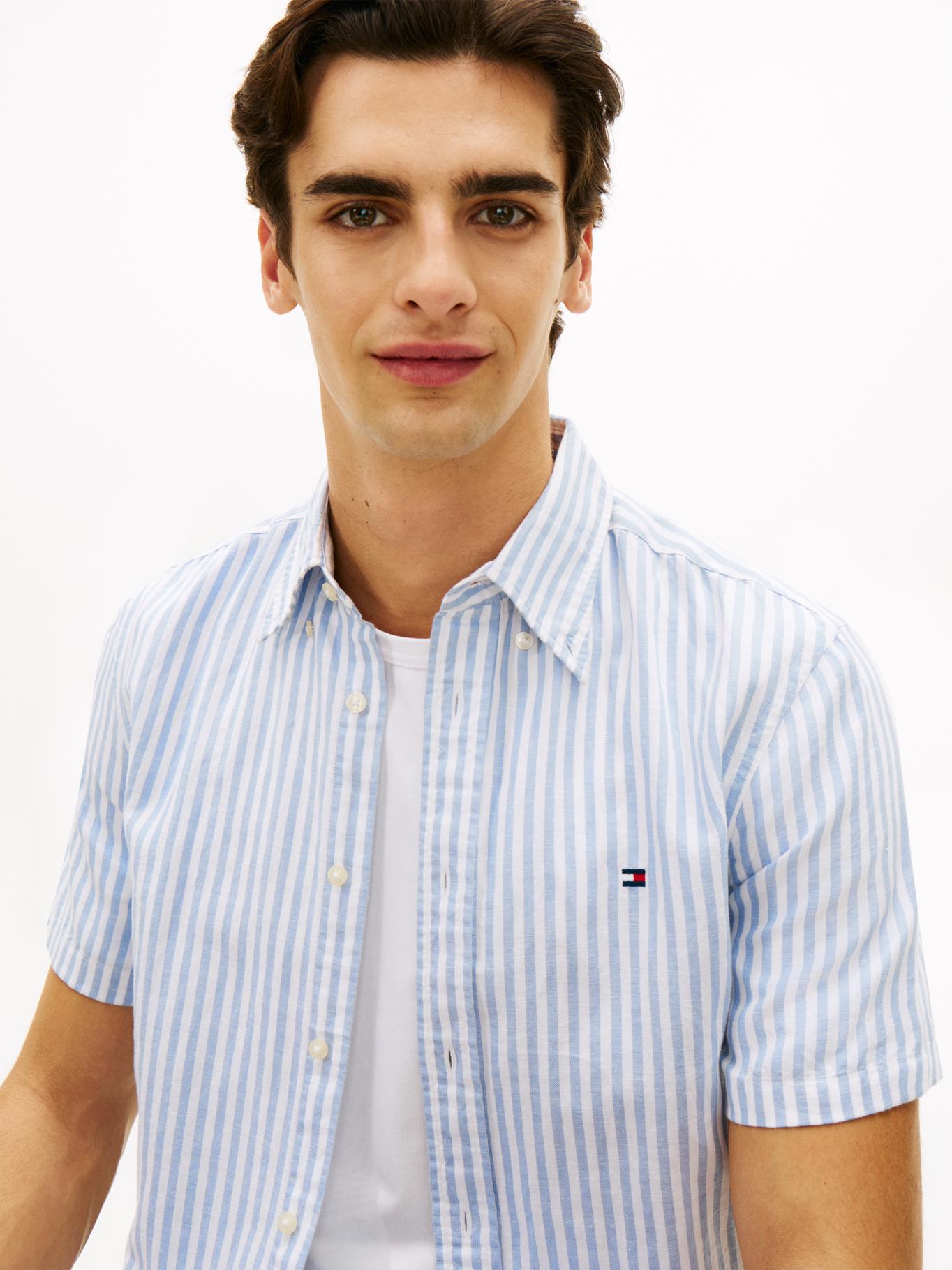 Camisa Tommy Hilfiger Mangas Cortas Rayas para Caballeros