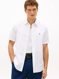Camisa Tommy Hilfiger Mangas Cortas Lisa para Caballeros