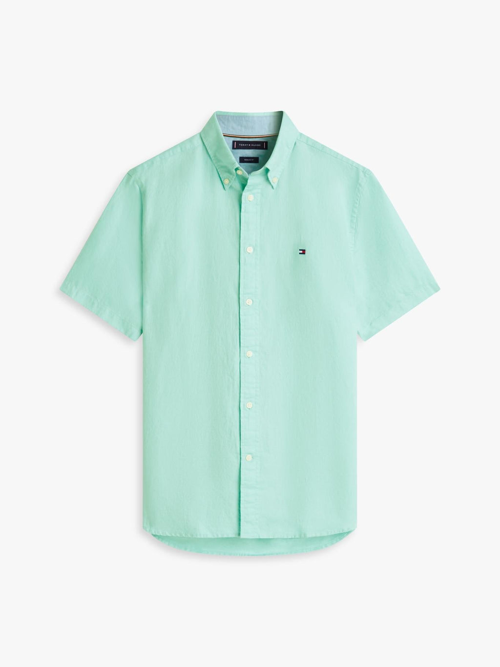 Camisa Tommy Hilfiger Mangas Cortas Lisa para Caballeros
