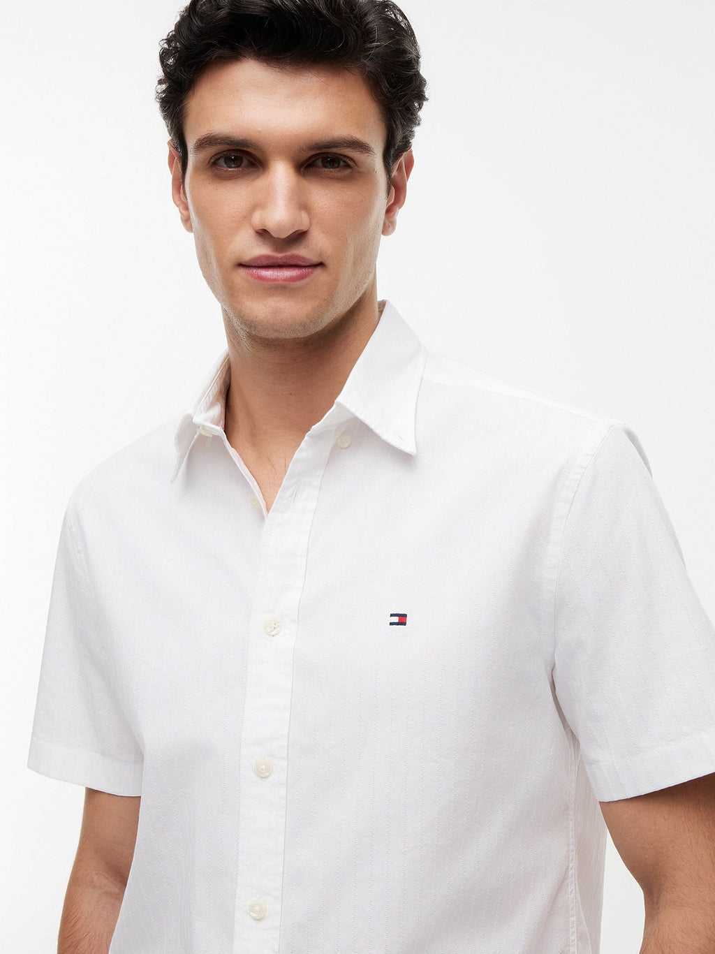 Camisa Tommy Hilfiger Mangas Cortas Rayas para Caballeros