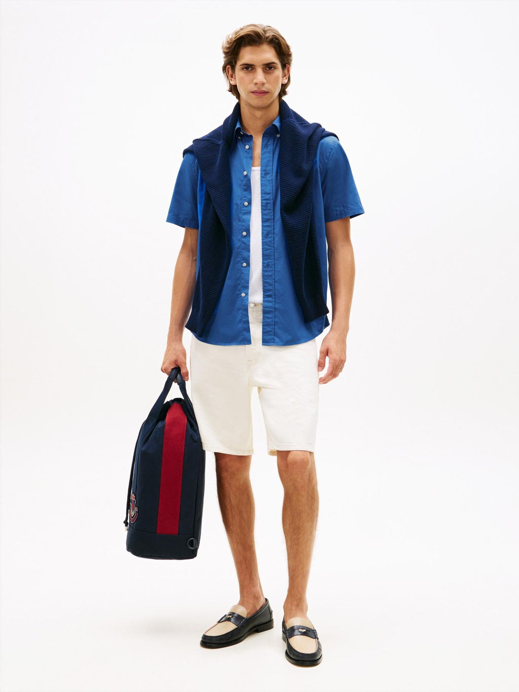Camisa Tommy Hilfiger Mangas Cortas Lisa para Caballeros
