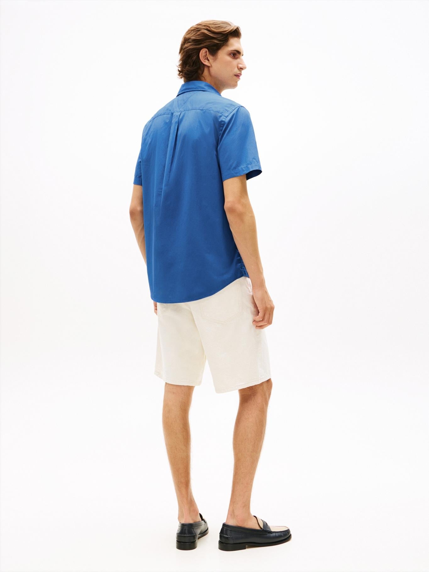 Camisa Tommy Hilfiger Mangas Cortas Lisa para Caballeros