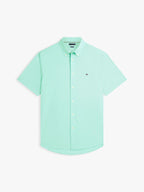 Camisa Tommy Hilfiger Mangas Cortas Lisa para Caballeros