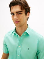 Camisa Tommy Hilfiger Mangas Cortas Lisa para Caballeros