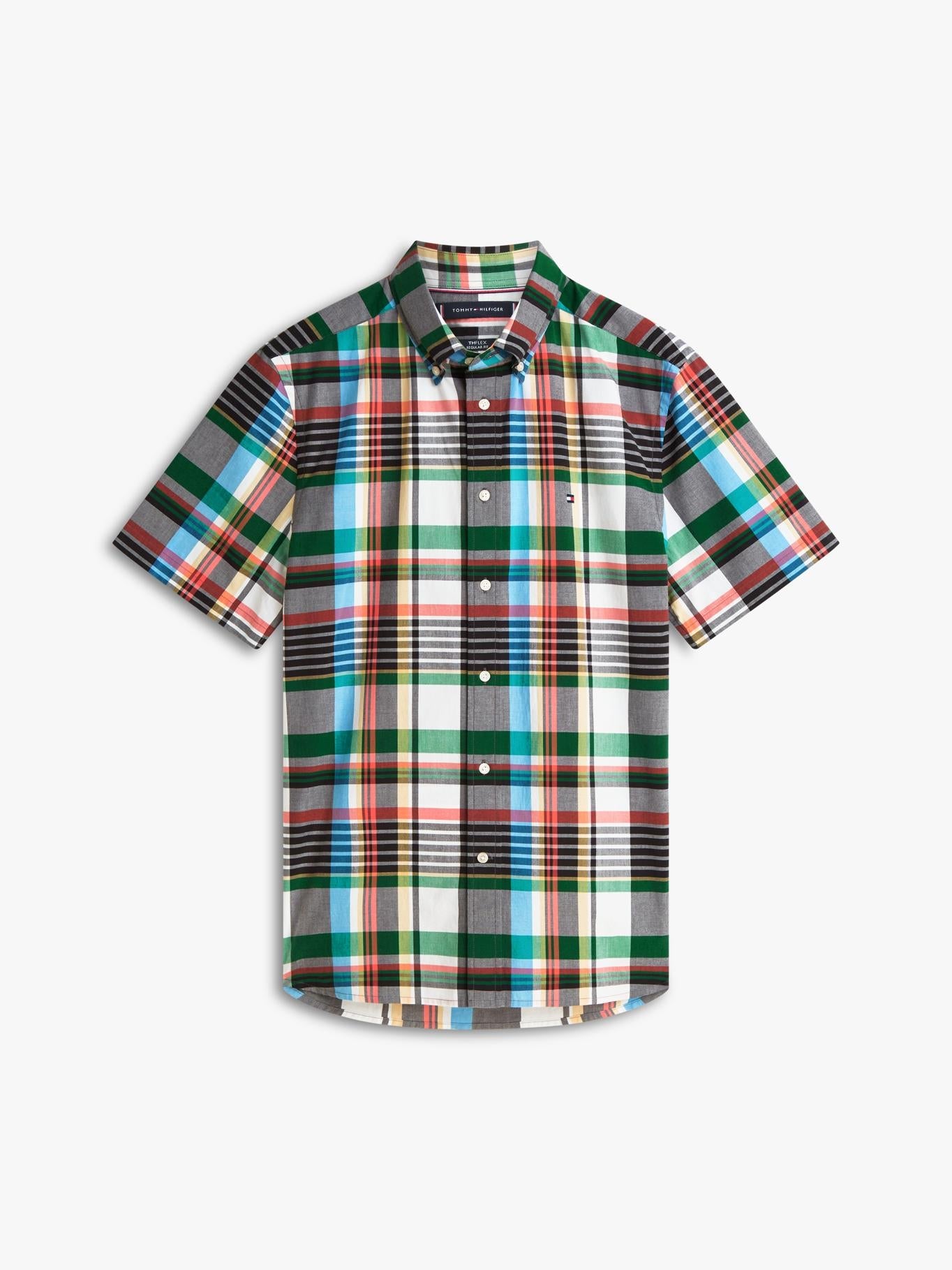 Camisa Tommy Hilfiger Mangas Cortas Cuadros para Caballeros