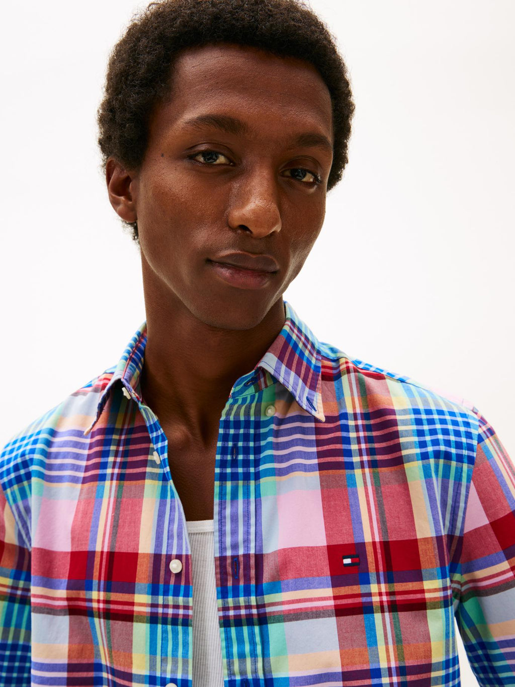 Camisa Tommy Hilfiger Mangas Cortas Cuadros para Caballeros
