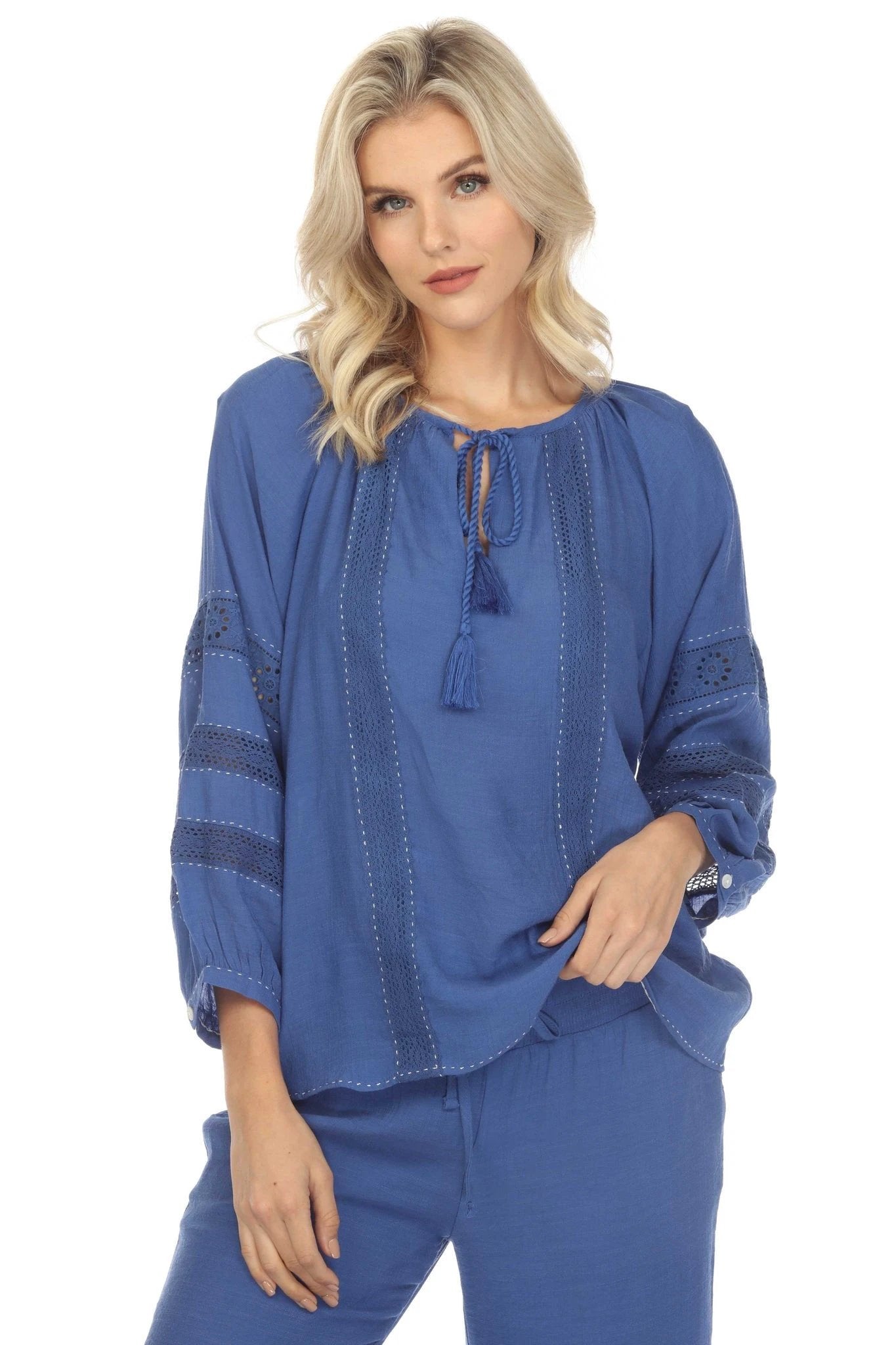 Blusa Mojito Mangas Largas Encaje Para Damas by Mojito
