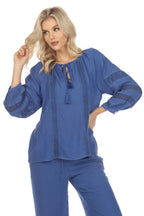 Blusa Mojito Mangas Largas Encaje Para Damas by Mojito