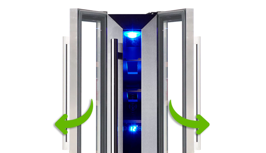 Vinera Empotrable DRIJA LED Acero Inoxidable MALBEC 7