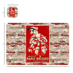 Individuales Reversibles set de 6 rectangular 41*27 cm + 6 Portavasos Marie