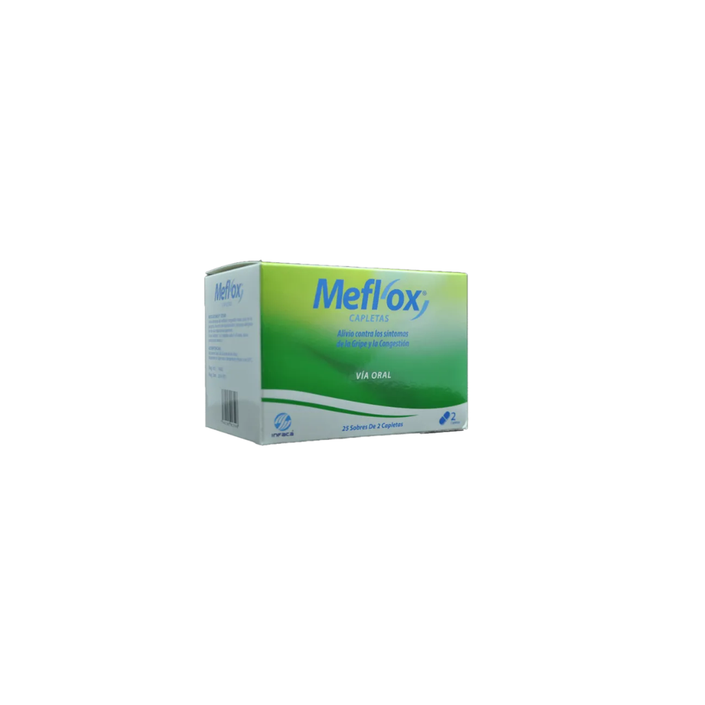 Meflox 5/15/2/500 mg 16 tabs.