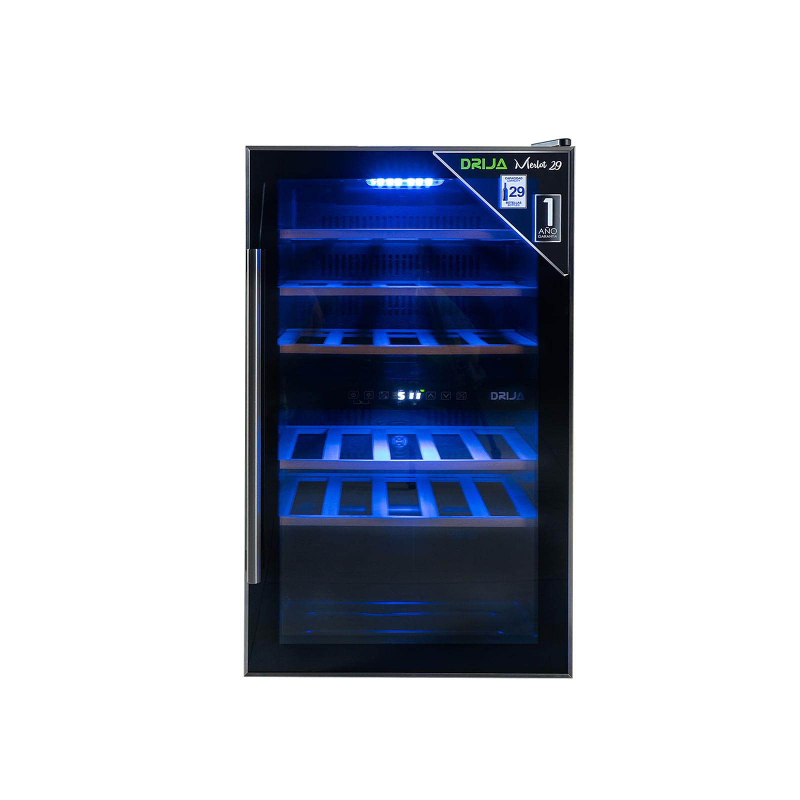 Vinera DRIJA LED Inverter Acero Inoxidable MERLOT 29
