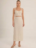 Idalia Ivory Skirt - Kliquea