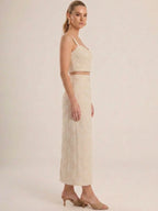 Idalia Ivory Skirt - Kliquea