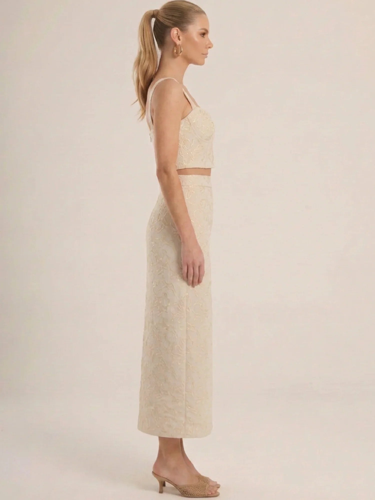 Idalia Ivory Skirt - Kliquea