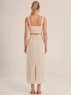 Idalia Ivory Skirt - Kliquea