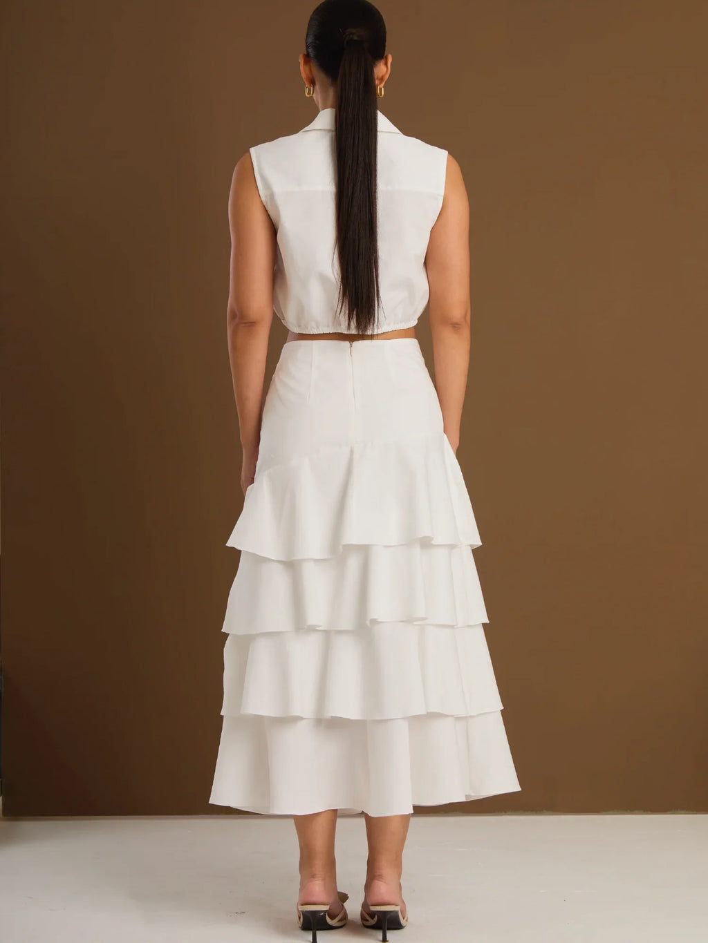 Peruggia white Skirt - Kliquea
