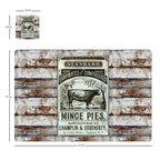 Individuales Reversibles set de 6 rectangular 41*27 cm + 6 Portavasos Mince Pies - George