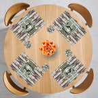 Individuales Reversibles set de 6 rectangular 41*27 cm + 6 Portavasos Mince Pies - George