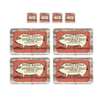 Individuales Reversibles set de 6 rectangular 41*27 cm + 6 Portavasos Mince Pies - George
