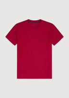 Camiseta Nautica Mangas Cortas Liso para Caballeros