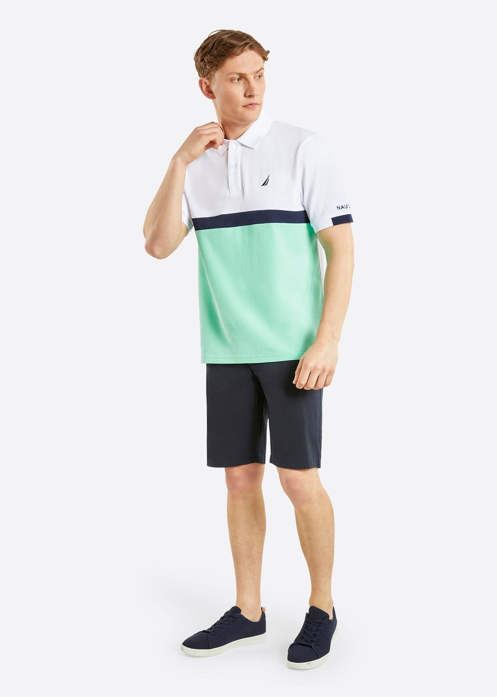 Poloshirt Nautica Mangas Cortas Combinado para Caballeros