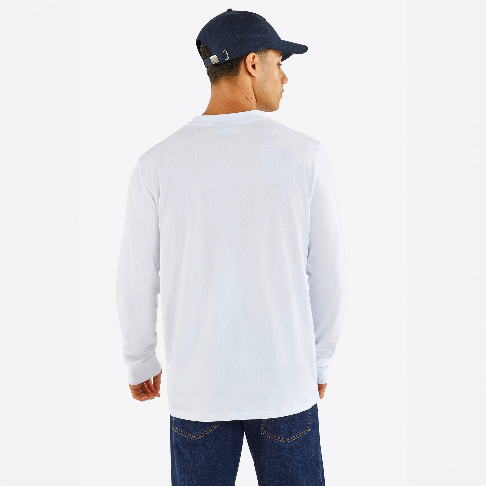 Camiseta Nautica Mangas Largas Estampada Para Caballeros by Nautica