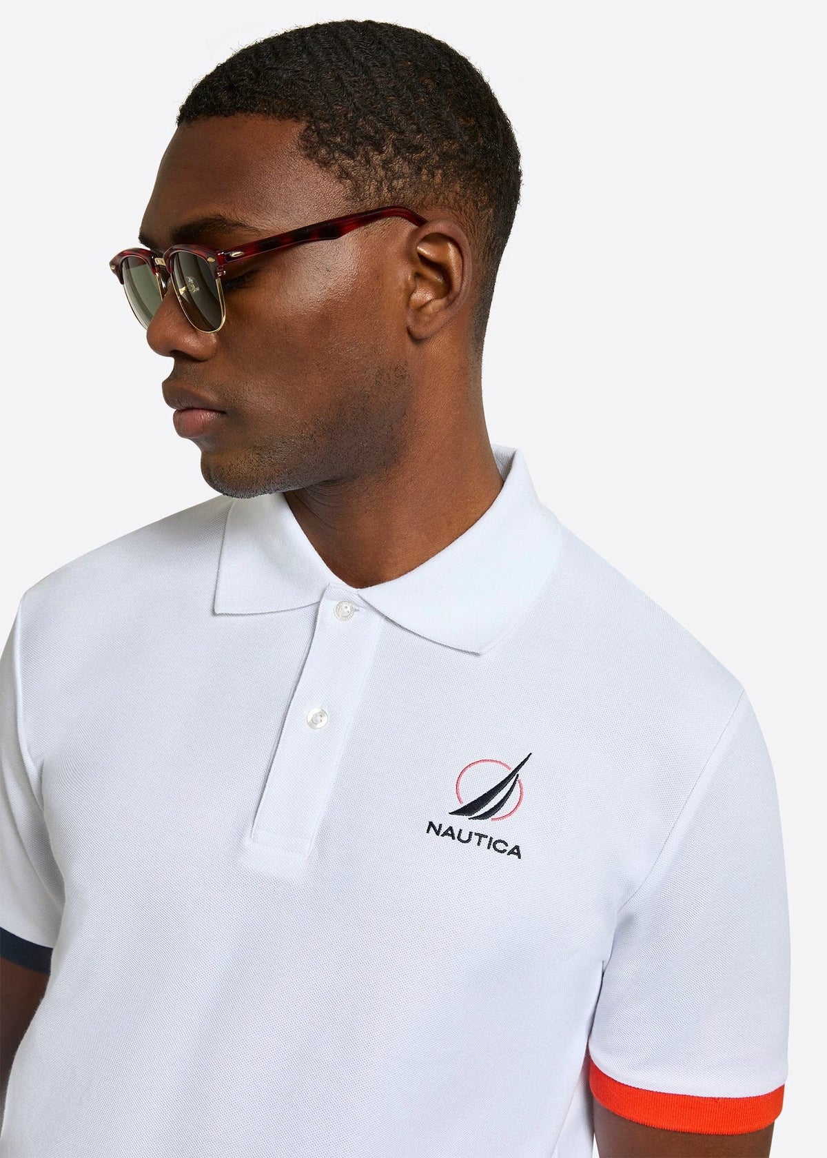 Poloshirt Nautica Mangas Cortas Liso Para Caballeros by Nautica