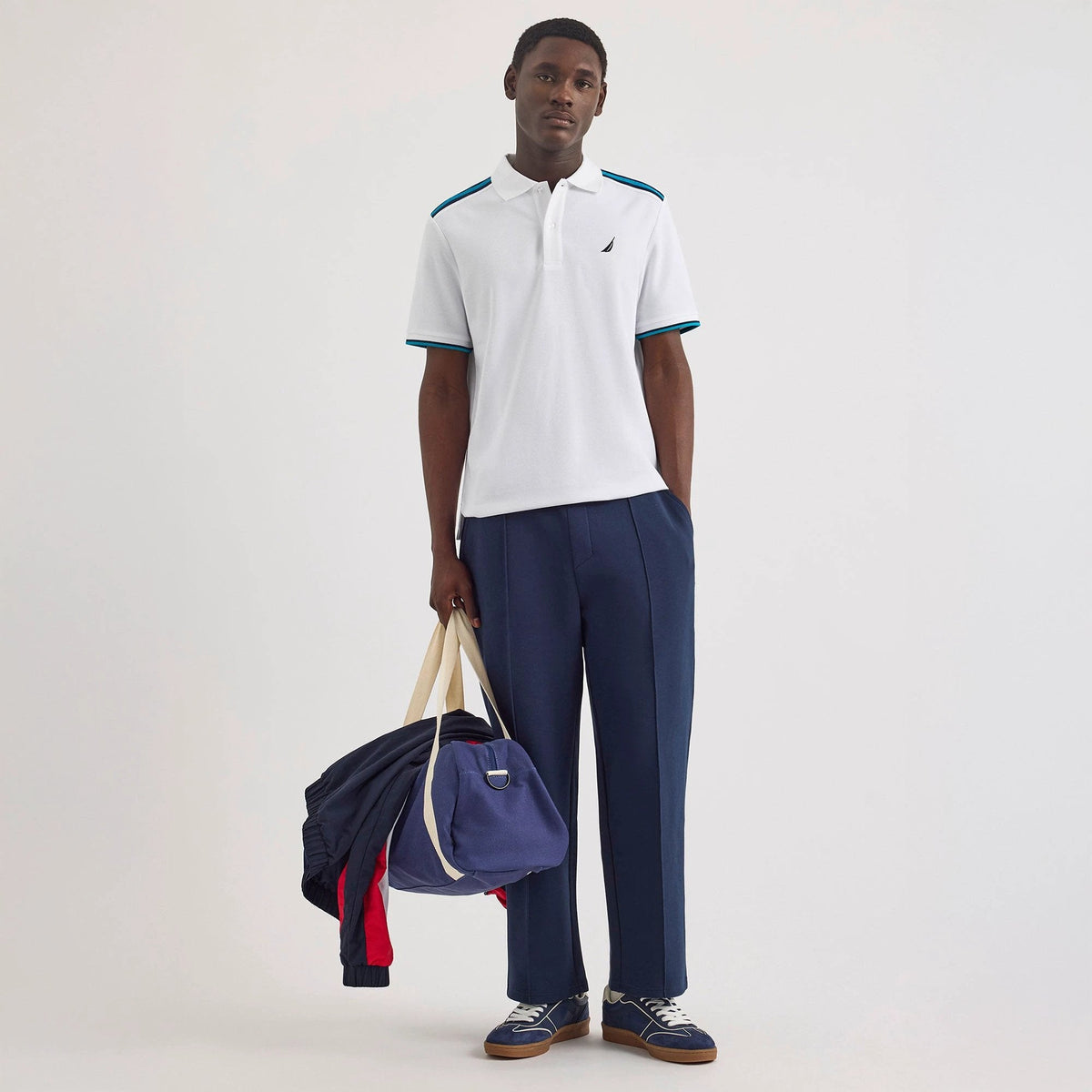 Poloshirt Nautica Mangas Cortas Liso Para Caballeros by Nautica