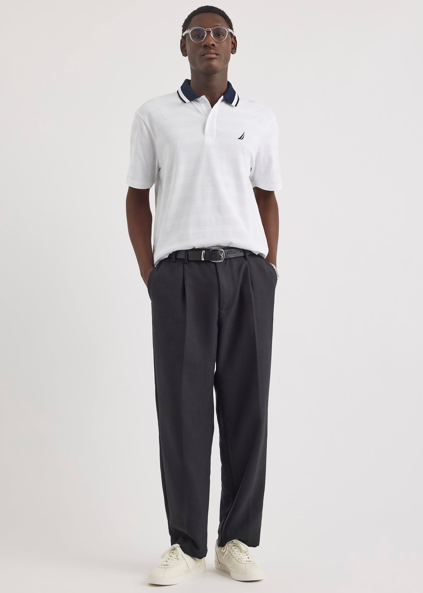 Poloshirt Nautica Mangas Cortas Rayas para Caballeros