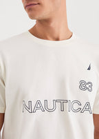 Camiseta Nautica Mangas Cortas Estampado para Caballeros